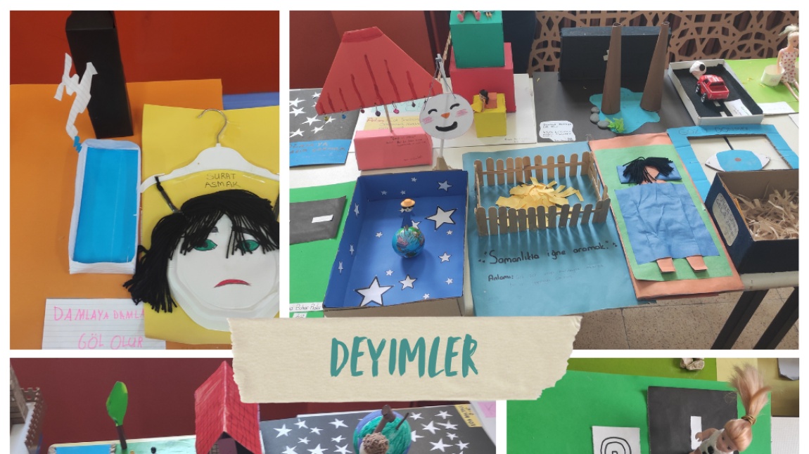 Okulumuzda Atasözü ve Deyim Maket Sergisi Açıldı